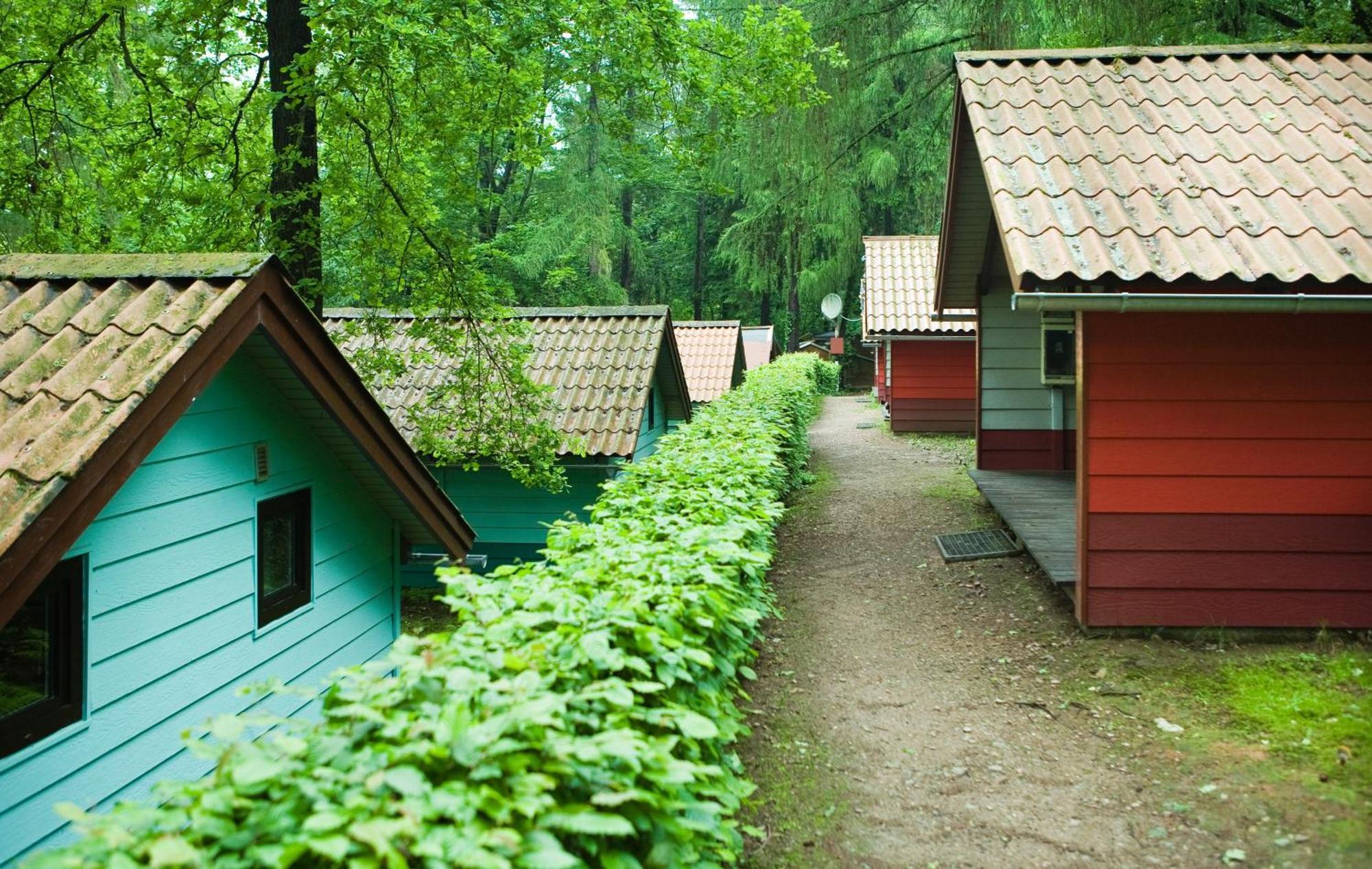 Waldidylle - Bungalows An Der Talsperre Kriebstein Bagian luar foto